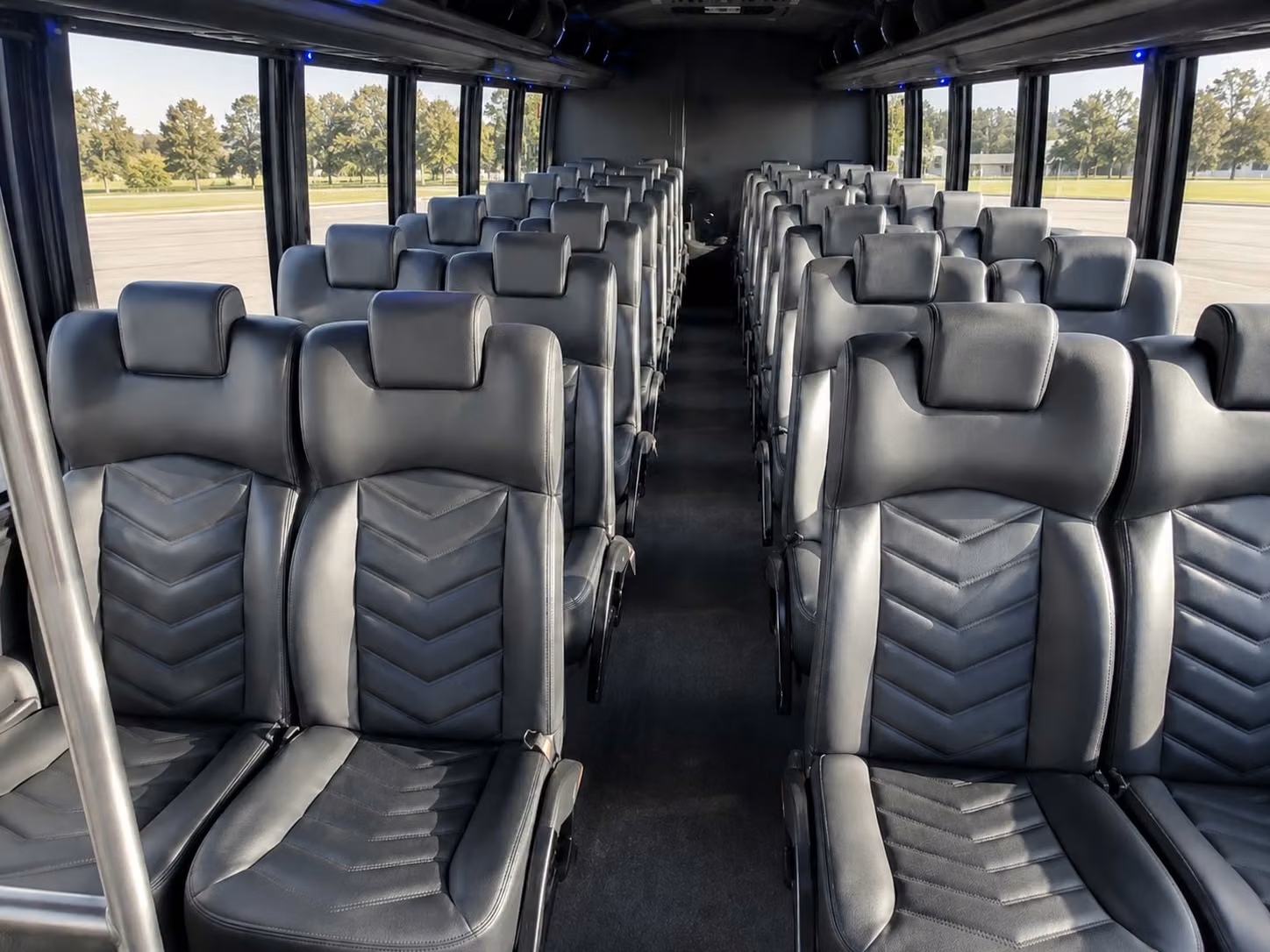 18 passenger minibus interior