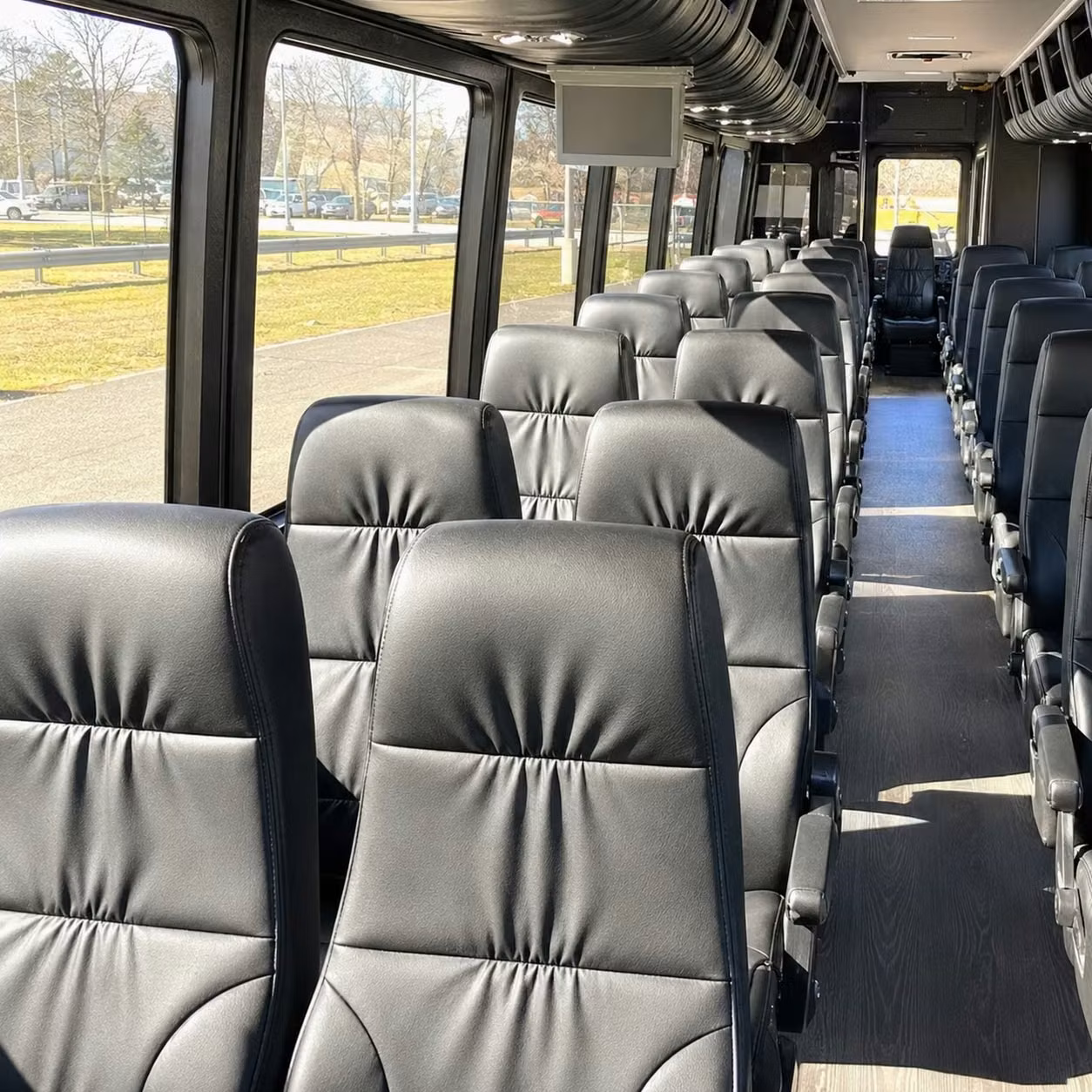 35 passenger minibus inside