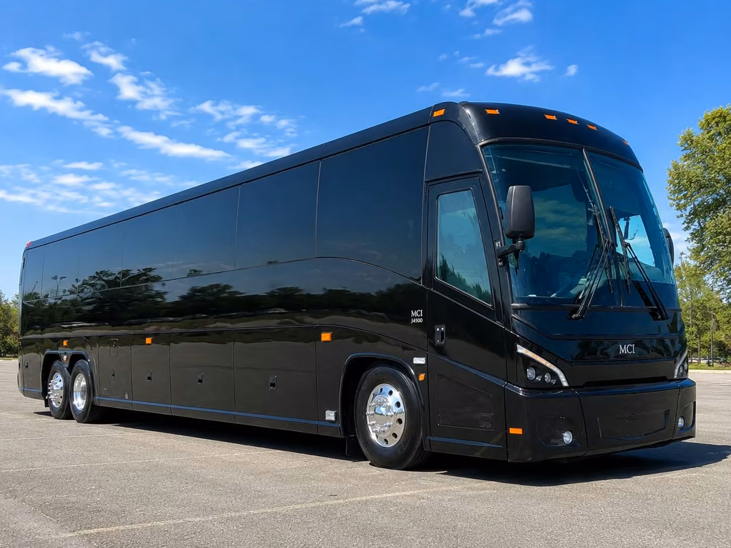 billings charter bus rental exterior