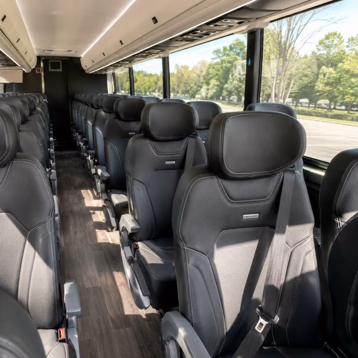 billings charter bus rental inside