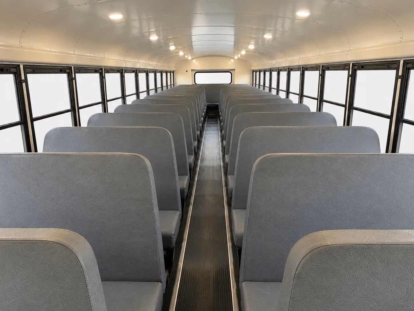 school bus inside