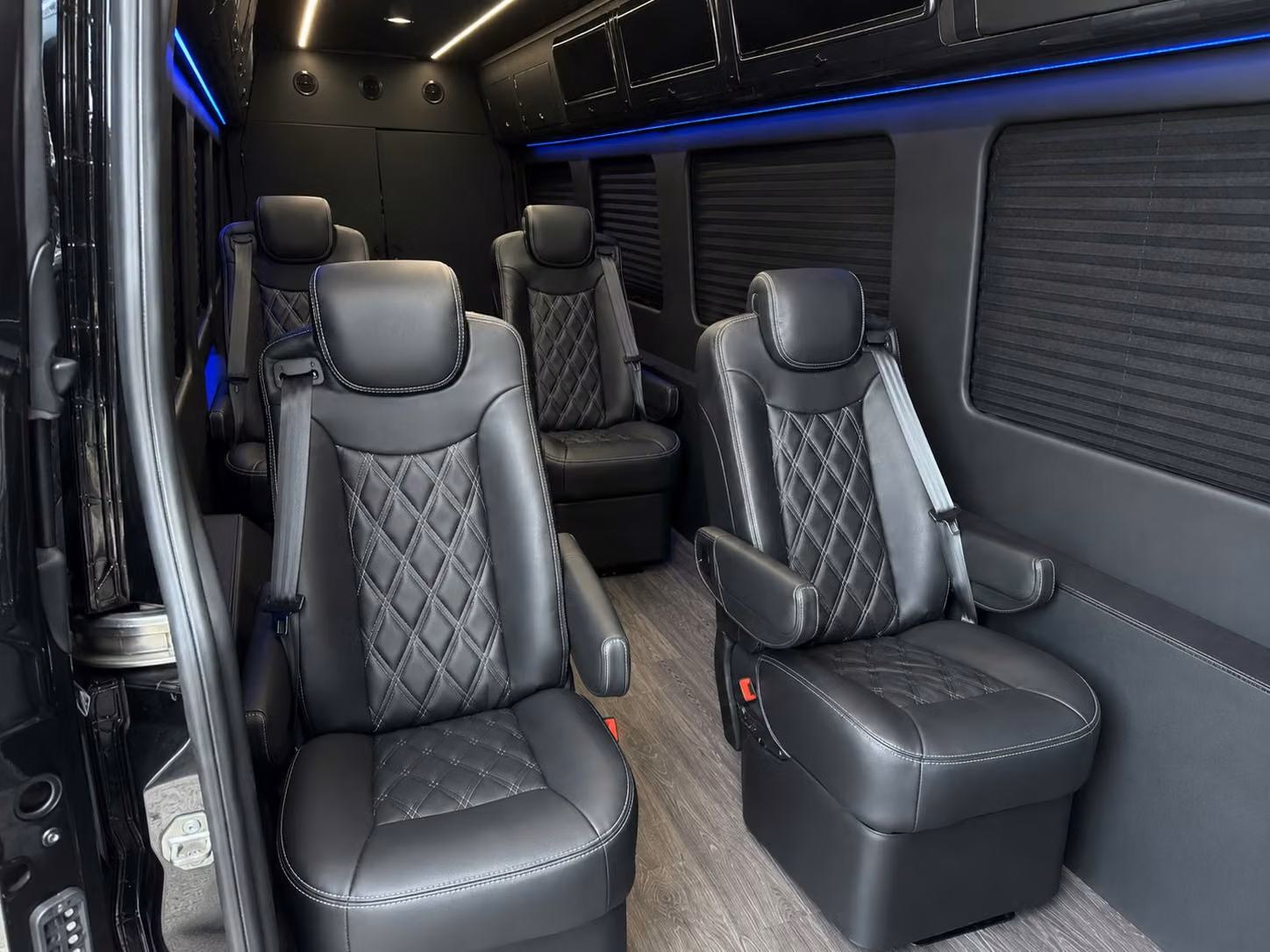 sprinter van with driver interior